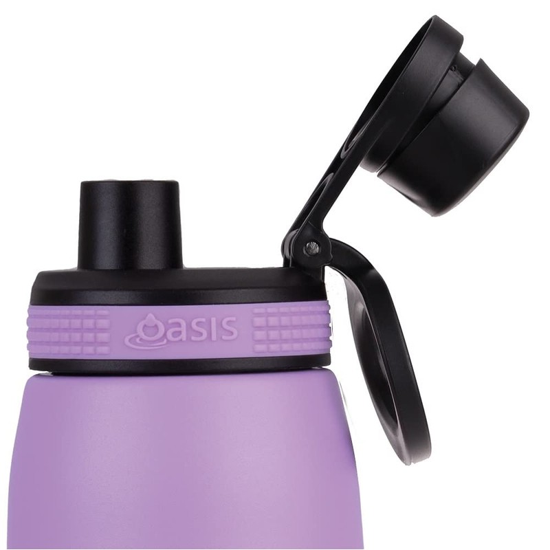 OASIS STAINLESS STEEL DOUBLE WALL INSULATED SPORTS BOTTLE WITH SCREW-CAP