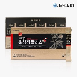 Seoul Pharmacists Cooperative 서울약사신협 6년근 투데이 홍삼정 플러스 60포 Seoul Pharmacists Cooperative 6-Year-Old Today Red Ginseng Extract Plus 60 Pouches