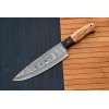 Damascus CUSTOM HANDMADE FORGED DAMASCUS STEEL CHEF KNIFE KITCHEN KNIFE