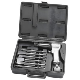Ingersoll Rand 121-k6,Kit de martillo neumático Super Duty, 3000 BPM, carrera de 2-9/32", diámetro de 3/4", incluye maletín de transporte y seis cinceles variados