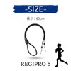 Regipro b Sports Glasses Strap Fall Prevention Accessory Unisex, Black