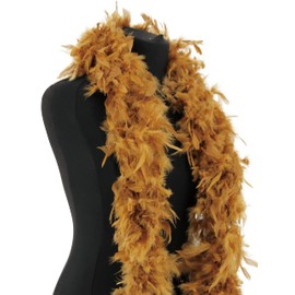 Luxury Gold Feather Boa - 80g -180cm