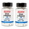 2 Pack Superlabs Citrato De Magnesio 500mg 100 Caps Sabor