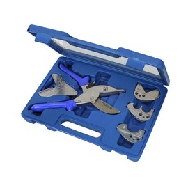 Faithfull FAIGCKITPC Multi-function Gasket and Pipe Mitre Shears Kit - for Cutting Soft Wood, PVC, Gasket, Plastic with Carry Case