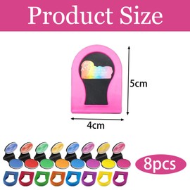 8 Colors Hair Chalks for Girls Washable Hair Chalk Dye for Girls Portable Temporary Bright Hair 8 Color Dye for Women for Kids Teen Women Gifts Halloween Christmas Birthday Party Cosplay