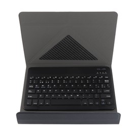 Tablet Case Universal Portable Magnetic Suction PU Leather 10.1in Tablet Protective Cover with BT Keyboard