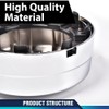 PIT66 Rear Wheel Center Hub Cap, Compatible with Dodge Ram