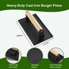 POLIGO 5PCS Smash Burger Press Kit - 4 in 1