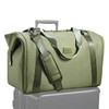 Fit & Fresh Neoprene Weekender Duffel Bag, Moss Green, Carry-On