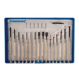 Silverline Jewellers Precision Screwdriver Set 16pce (633888)