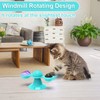 GBSYU Interactive Windmill Cat Toys with Catnip : Cat Toys