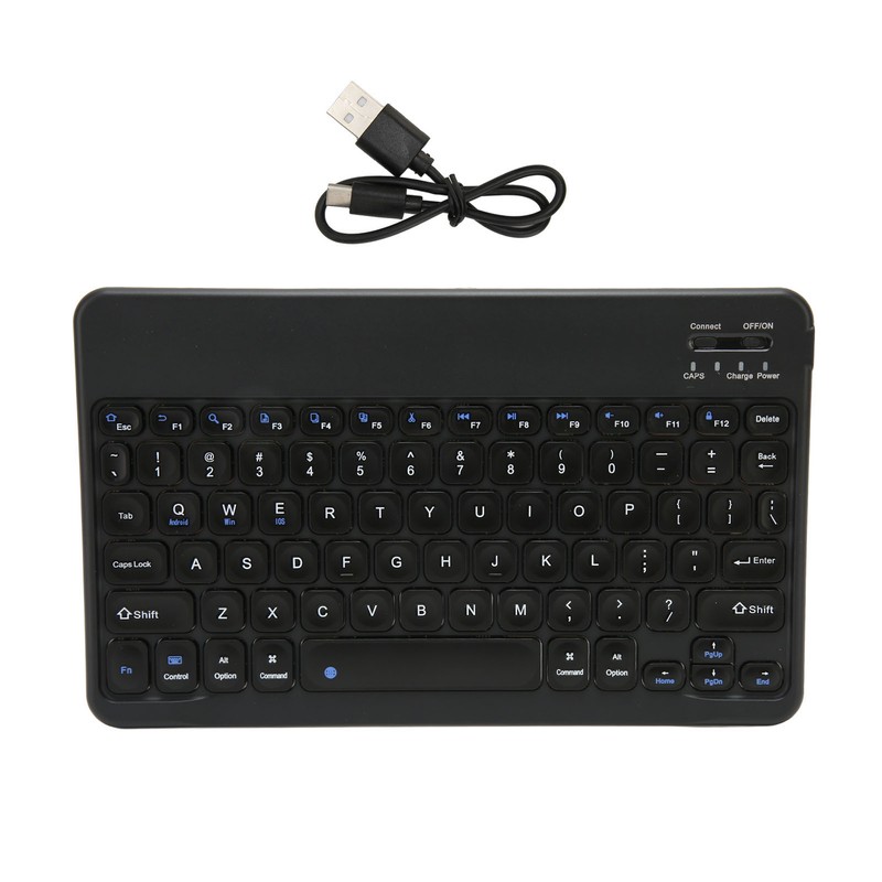 10in Wireless Bluetooth Keyboard Ultra Thin Stable Connection Quiet Waterproof
