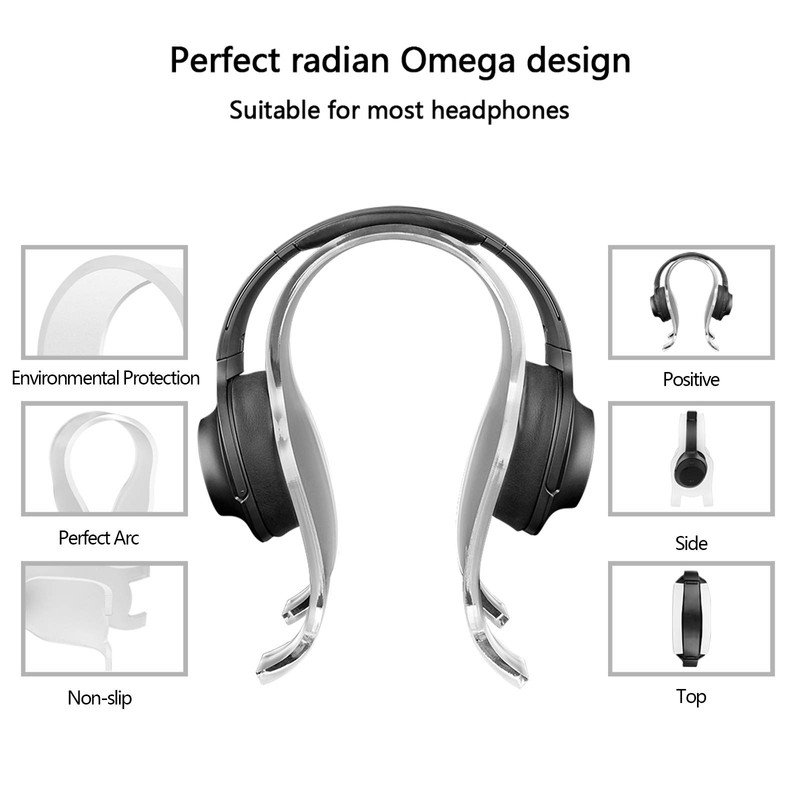 Geekria Acrylic Omega Headphones 8MM