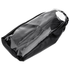 Waterproof Wheelchair Protector Joystick Cover, Adjustable Strap, Transparent Design, Protection for Electric Wheelchairs, Easy Installation and Operation, Black