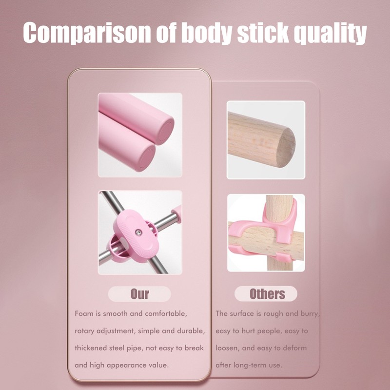1 Pcs Open Back Sticks Stretching Tool Posture Training Sticks