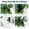 2 Pcs Glass Self Watering Globes, Iridescent Automatic Plant Waterer