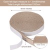 Zonon 8 Rolls 1/2 x 60 Inch Felt Strips with