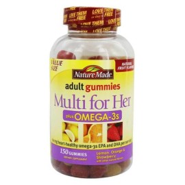 Nature Made Multi for Her + Omega-3 Gummy - 150 Count
