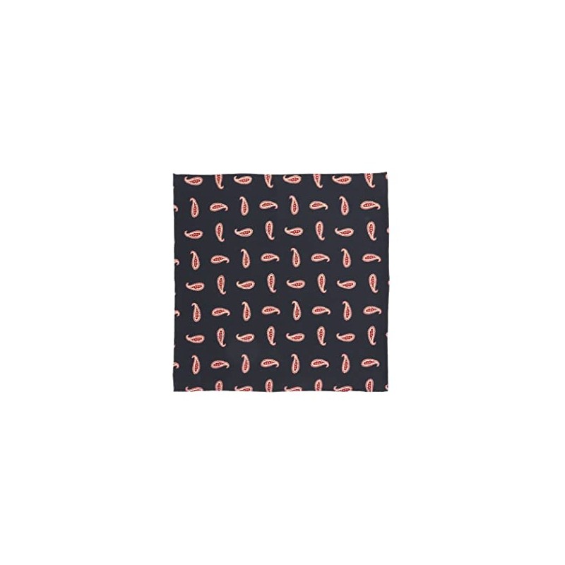 Beams Plus Bandana Handkerchief, Paisley Print, Silk Chief, Men's, navy