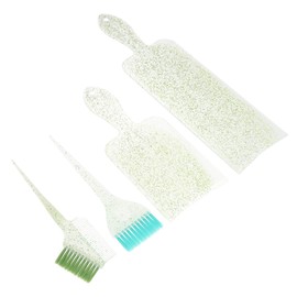 LALAFINA 1 Set Baking Oil Color Comb Hair Dye Applicator Brush Glitter Hair Color Beard Tools Hair Dye Kit Glitter Beard Kit Hair Brush Kit High Gloss Board Abs to Color