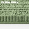 OLANLY Luxury Chenille Bath Mat, Extra Soft Thick Absorbent Shaggy