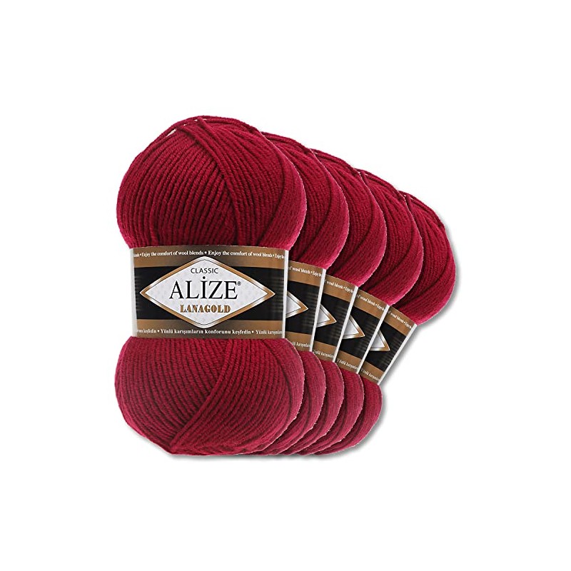 Alize 5 x 100 g Lanagold Wool | 53 Selection