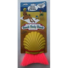 - Beach Sand Brush - The Original Beach Body Brush - Yellow/Pink