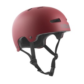 Tsg Evolution Solid Color Helmet Half Shell Unisex, Unisex, Evolution Solid Color, satin oxblood