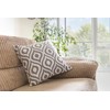 TreeWool (2 Pack Ogee Ikat Accent Cotton Canvas Cushion Covers