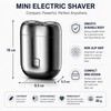 Mini Electric Shaver for Travel – USB Rechargeable Double-Head Razor
