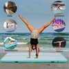 Air Tumbling Mat Tumble Track, 4/8inches Inflatable Gymnastics Air Mat