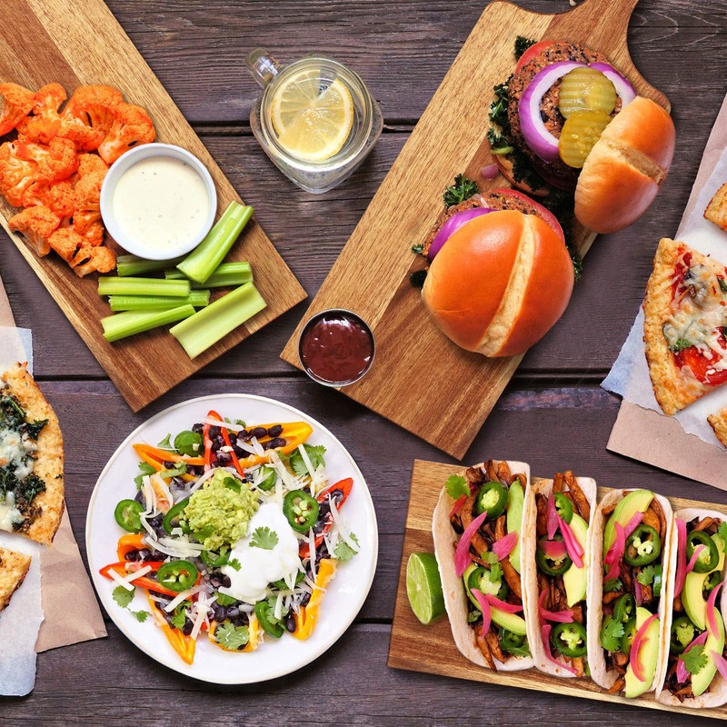 12 Packs Cutting Board Set Plain Chopping Board with Handles