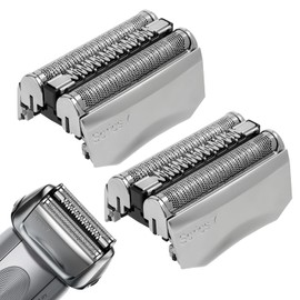 70S Series 7 Ersatzscherköpfe, kompatibel mit Braun S7 Ersatzkopf Nass und Trocken, 70s Klingen für Braun Series 7 Elektro-Scherfolienrasierer 720, 750CC, 760CC, 790CC, 9565 usw. (2er-Pack)