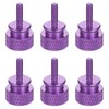 sourcing map 6Pcs M3x10 Aluminum Thumb Screws, 12x20mm(ODxH) Computer Case