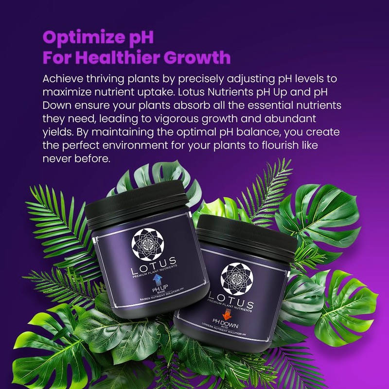 Lotus Nutrients pH Down 18 oz. for Hydro, Soil, or