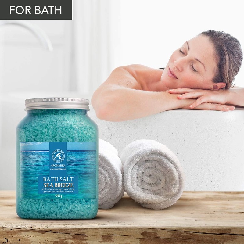 Bath Sea Salt 46 Oz - Sea Breeze Salt -