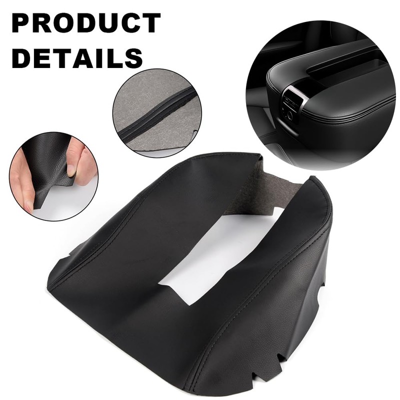GRAND ORANGE Armrest Center Console Leather Synthetic Compatible with Chevy