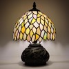 HWDFEI Small Tiffany Mushroom Table Lamp,Mini Memory Sympathy Antique lamp