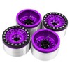 Pothyes Aluminum Circular Step Subsidence 2.2" Beadlock Wheel Rim for
