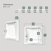 Vent Systems 8'' x 8'' Inch White Metal Access Panel