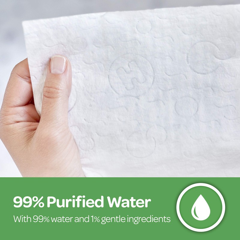 HUGGIES Natural Care Unscented Baby Wipes, Sensitive, Flip-top Pack, 32Count