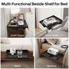 JOYMOOP Clip-On Bedside Shelf for Bunk Beds, Dorm Room Essentials,