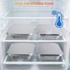 Ezsart 8x8 Aluminum Pans with Lids - 20 Pack Disposable