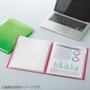 Kokuyo File Clear Holder Book Novita Fixed A4 12P Pink