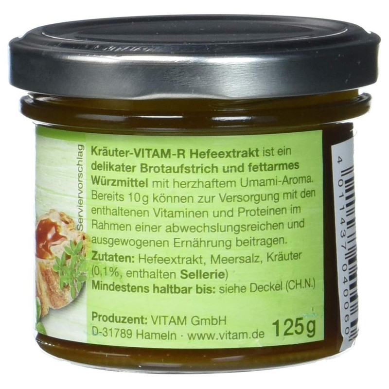 VITAM -R Herbal Yeast Extract Pack of 3 x 125