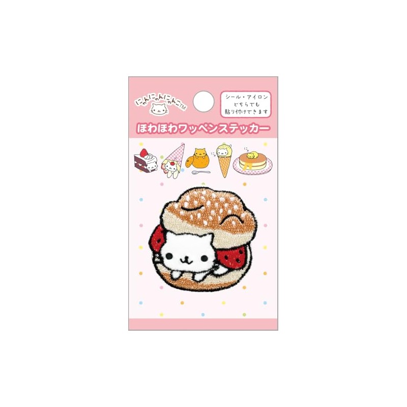 San-X SE71002 Cat Patch Sticker