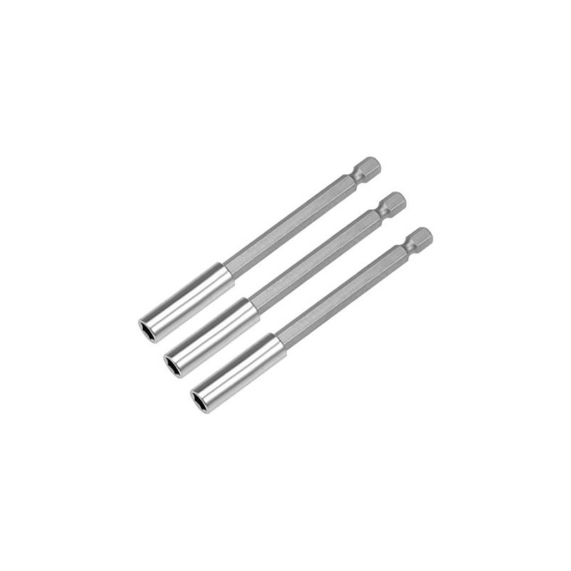 sourcing map 3 Pcs 1/4 Inch Hex Shank by 4