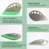 Pack of 3 Stainless Steel Herb Cutter Wire Stripper 9