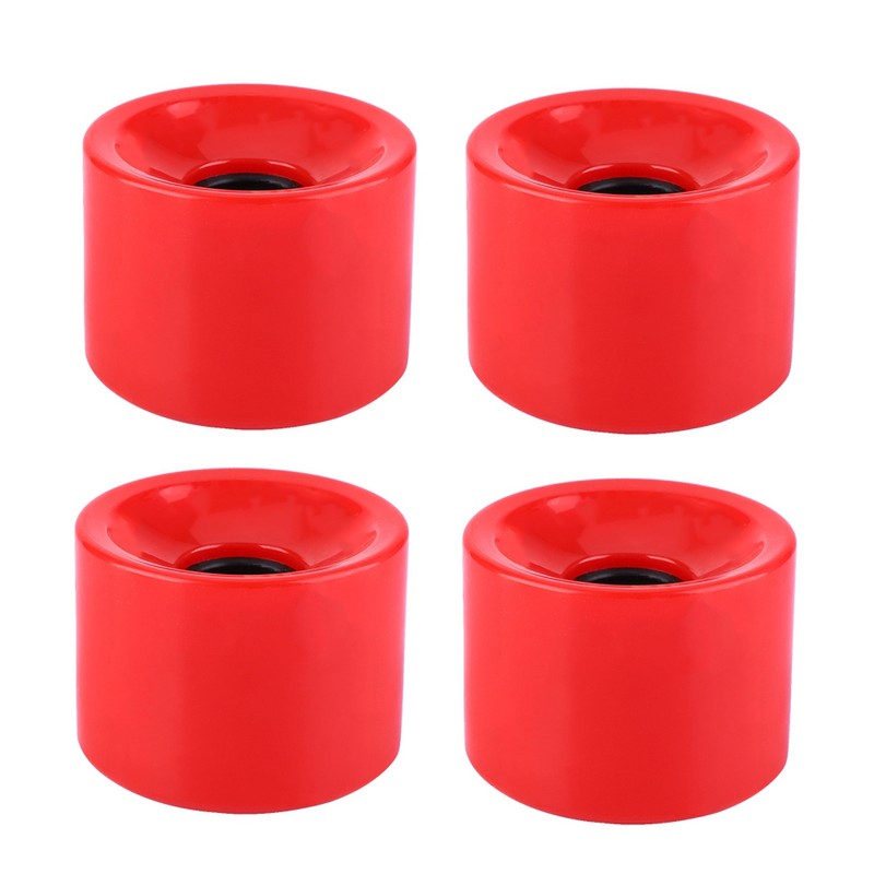 PUENTE 4pcs Set 70*51mm Superior Quality PU Skateboard Wheels Long