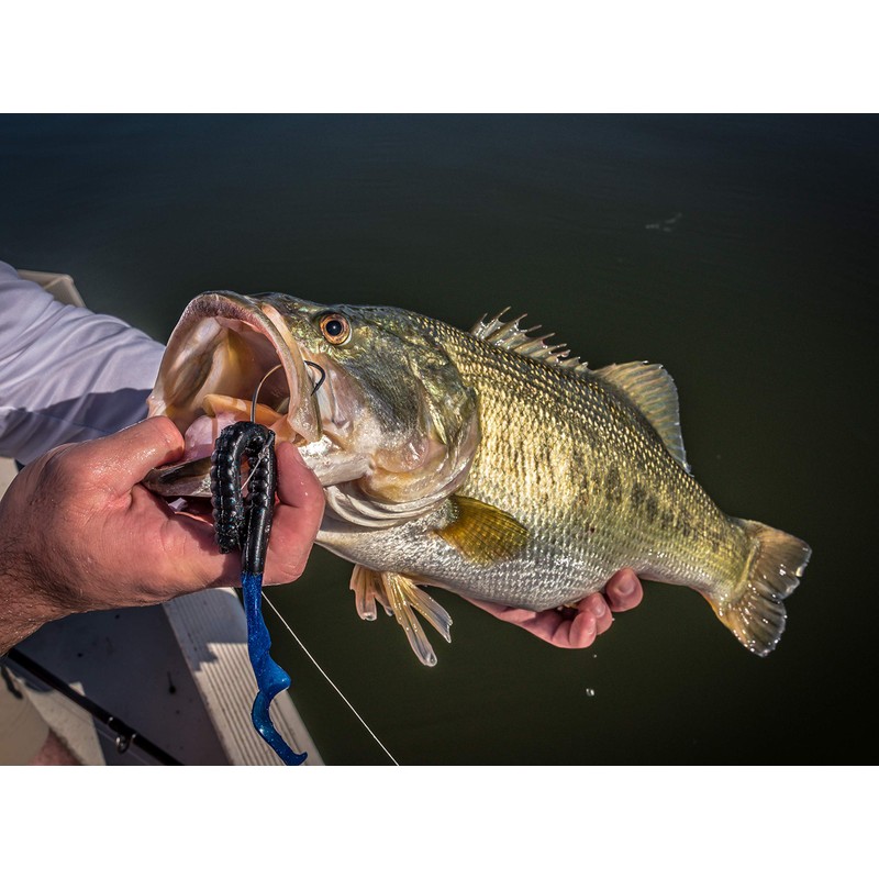 PowerBait Power Worms Black 4in | 10cm